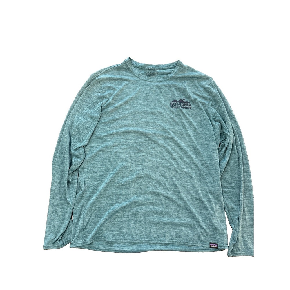 Patagonia Capilene Cool Trail Running Long Sleeve Shirt Mens Medium